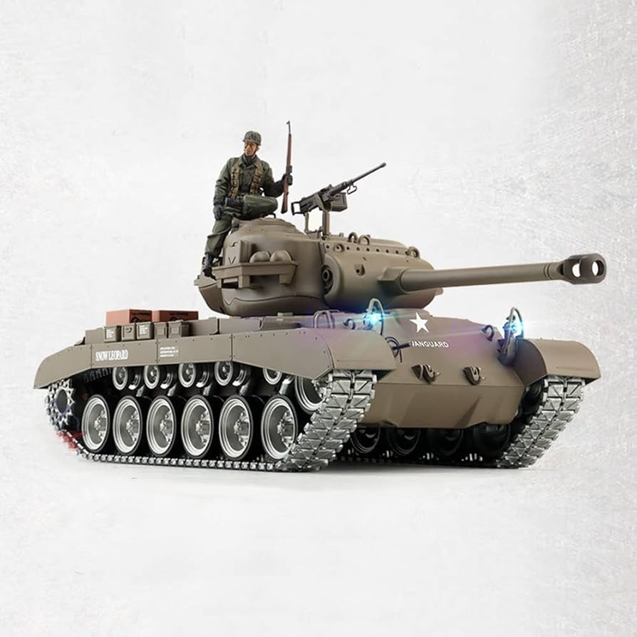 Amazon.co.jp: 戦車 ラジコン アメリカンパーシングM26中戦車2.4